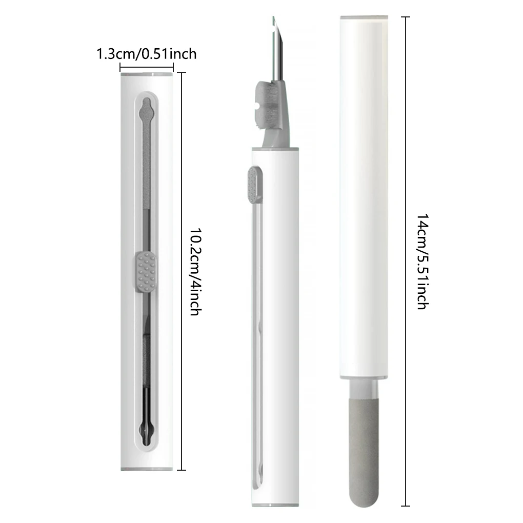 Adjustable Earphones Cleaner Kit for Airpods 3 2 1 Wireless Headphones Case Cleaning Pen Brush Bluetooth Earphones Cleaning Tool